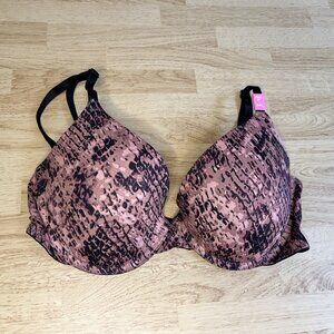 NWT Victoria's Secret PINK Pushup Bra in Snake Skin Print